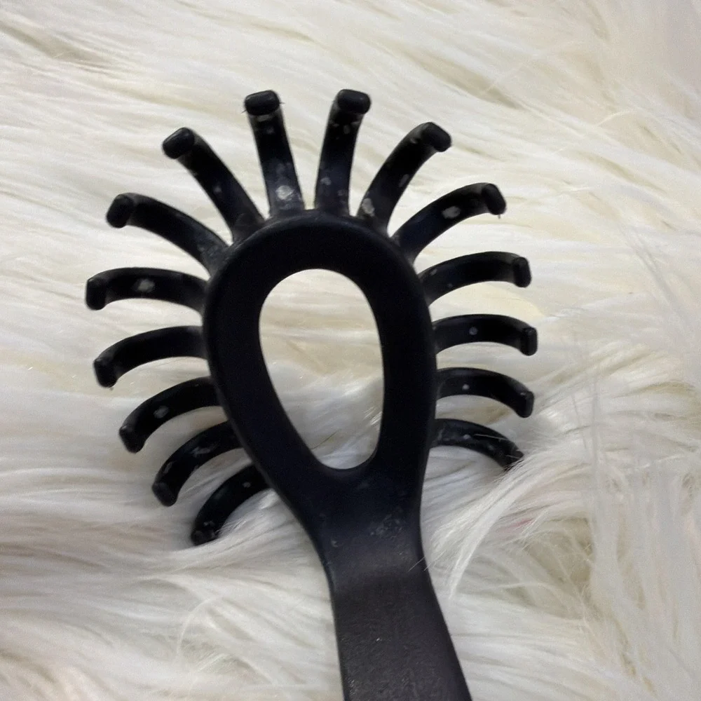 Ikea 365+ Black Nylon Pasta Spaghetti Noodle Server Fork 11